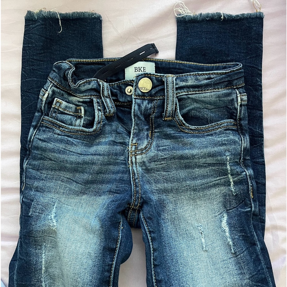 Girls Buckle Jeans